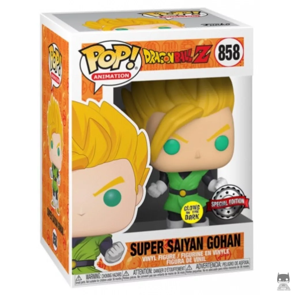 Super Saiyan Gohan (Glow in the Dark) Funko Pop! figure in its box