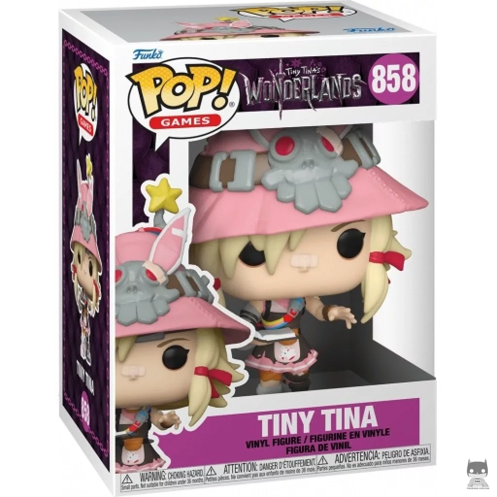 Tiny Tina Funko Pop! figure in its box