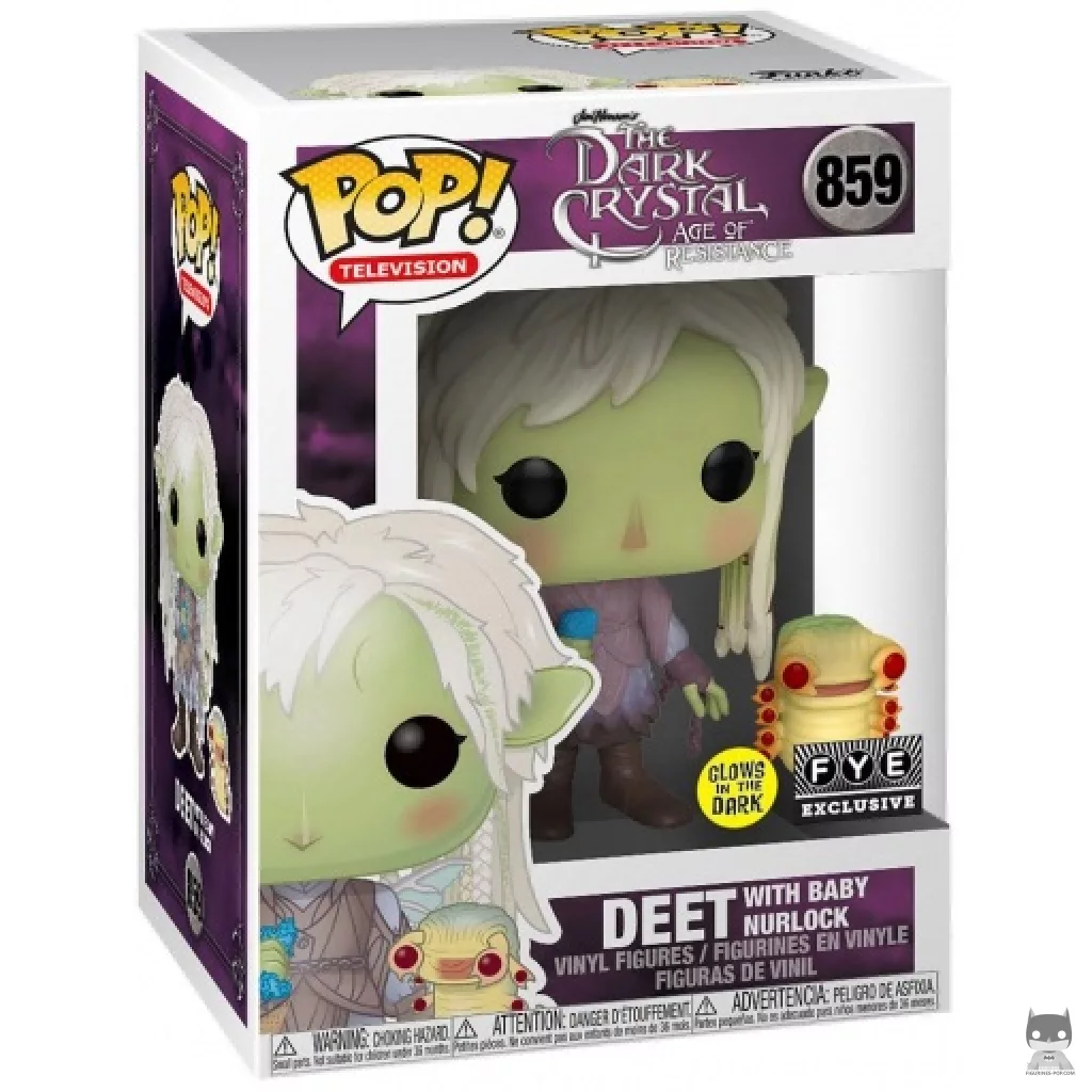 Deet with Baby Nurlock (Glow in the Dark) Funko Pop! figure in its box