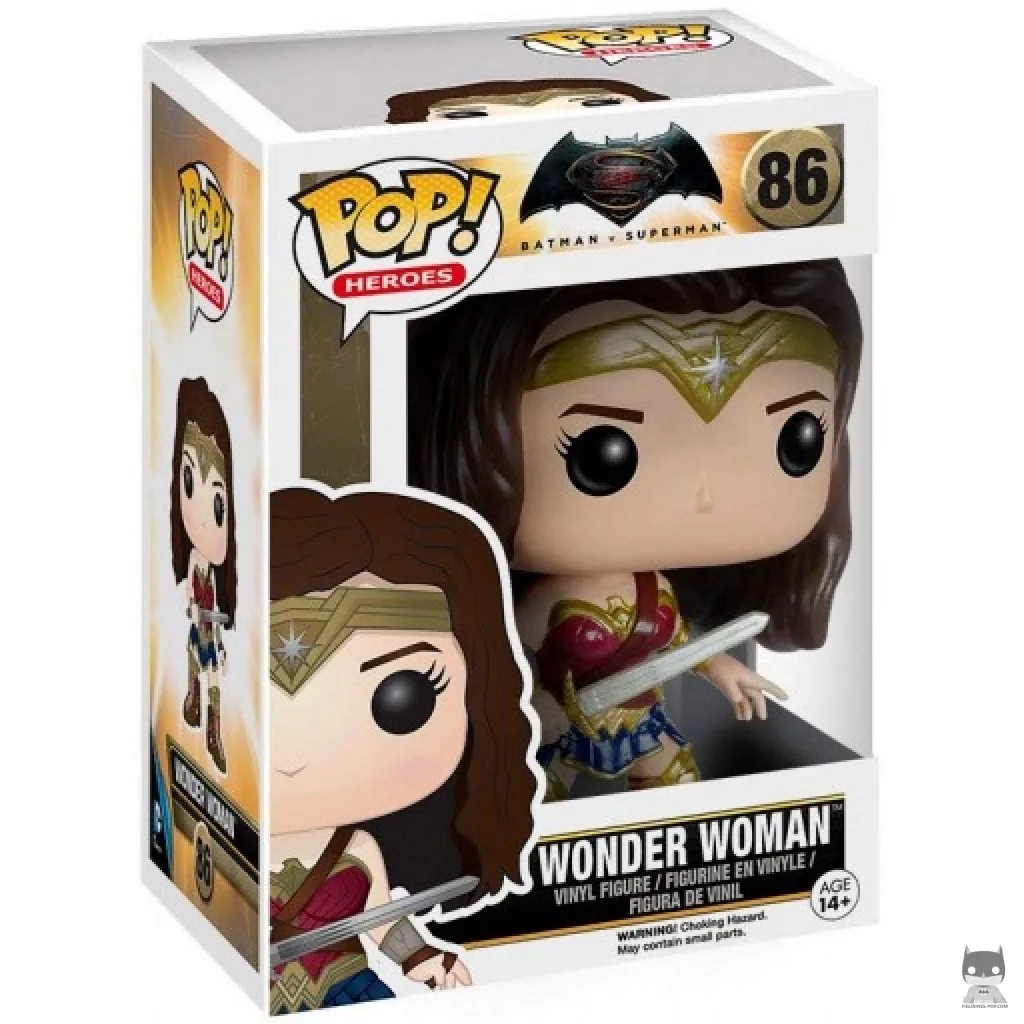 Wonder Woman Funko Pop! figure in its box