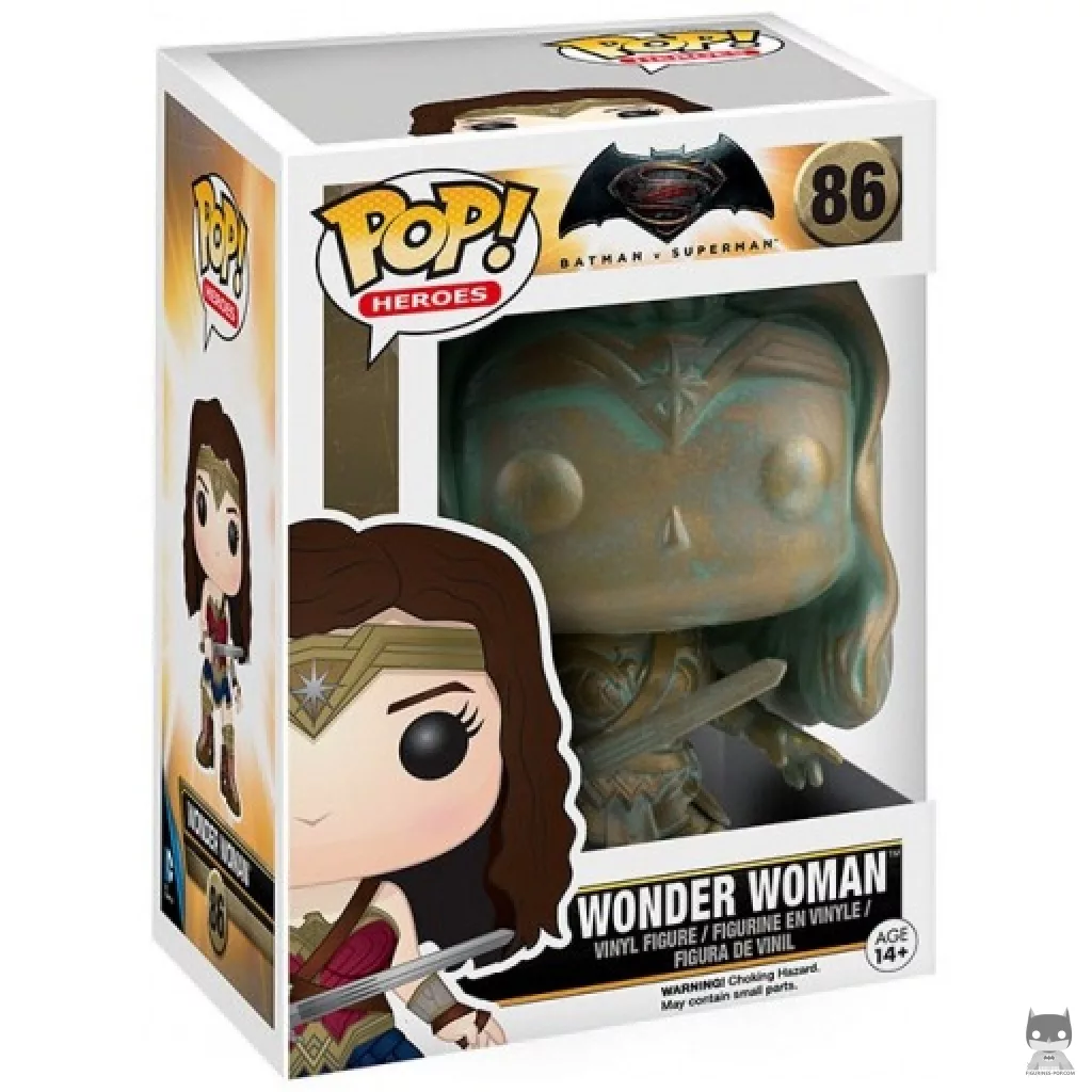Wonder Woman (Bronze) Funko Pop! figure in its box