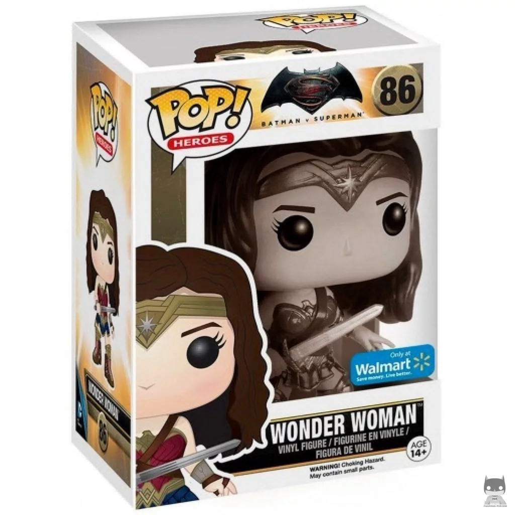 Wonder Woman (Sepia) Funko Pop! figure in its box