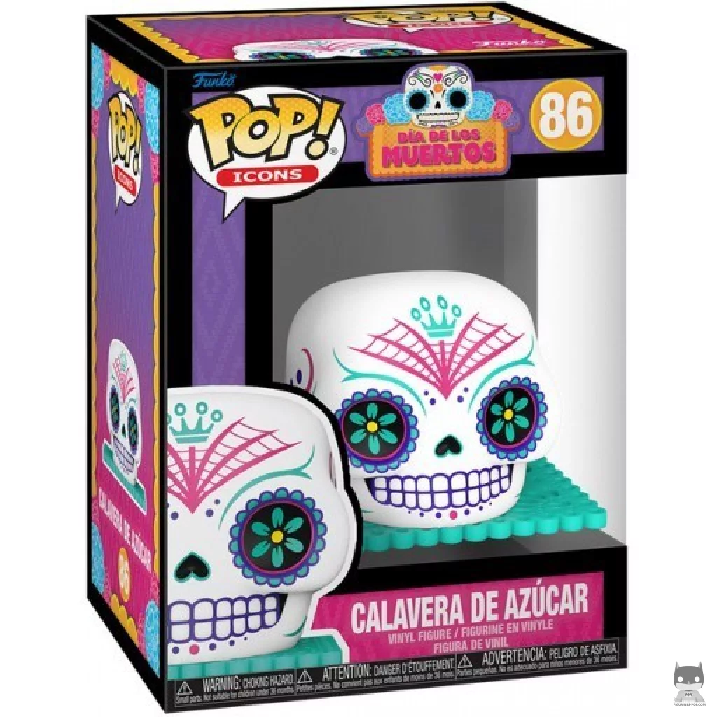 Calavera de Azucar Funko Pop! figure in its box
