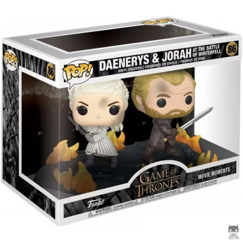 Daenerys & Jorah Funko Pop! figure in its box