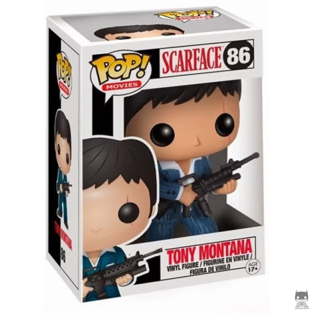 Tony Montana Funko Pop! figure in its box