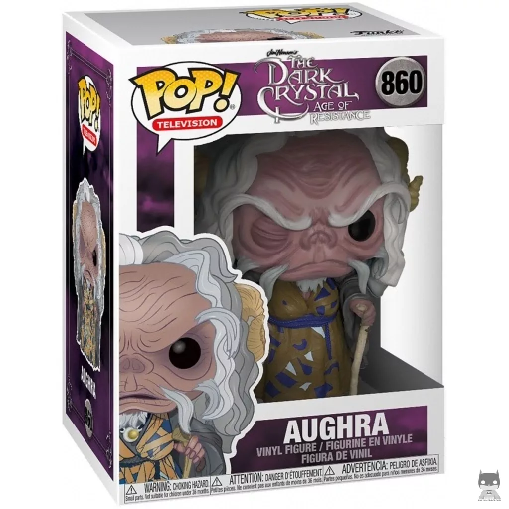 Aughra Funko Pop! figure in its box