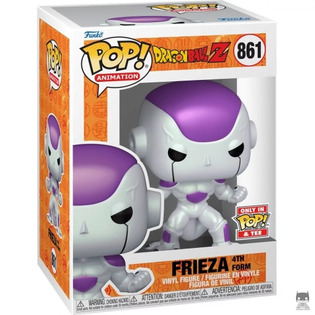 Frieza 4th Form Funko Pop! figure in its box