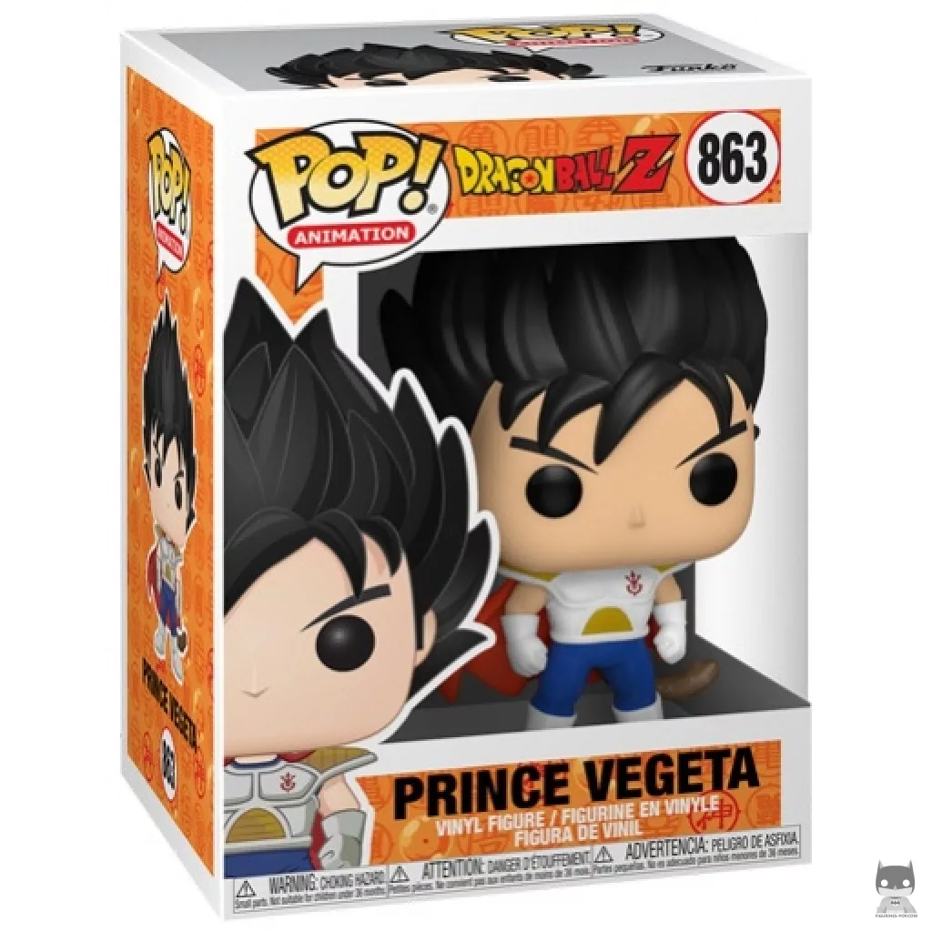 Prince Vegeta Funko Pop! figure in its box