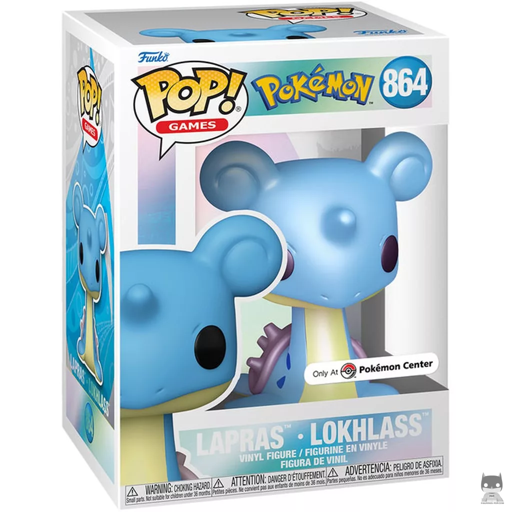 Lapras (Pearlescent) Funko Pop! figure in its box