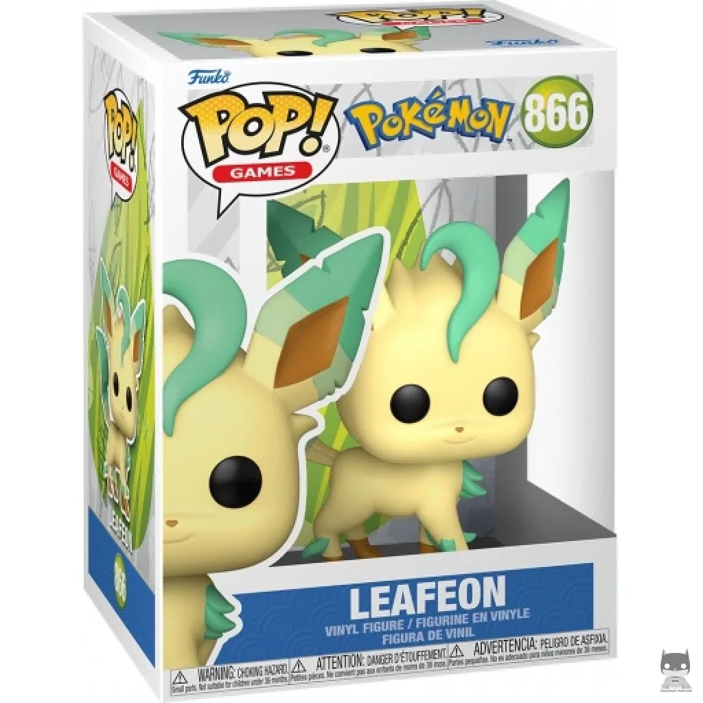 Leafeon Funko Pop! figure in its box