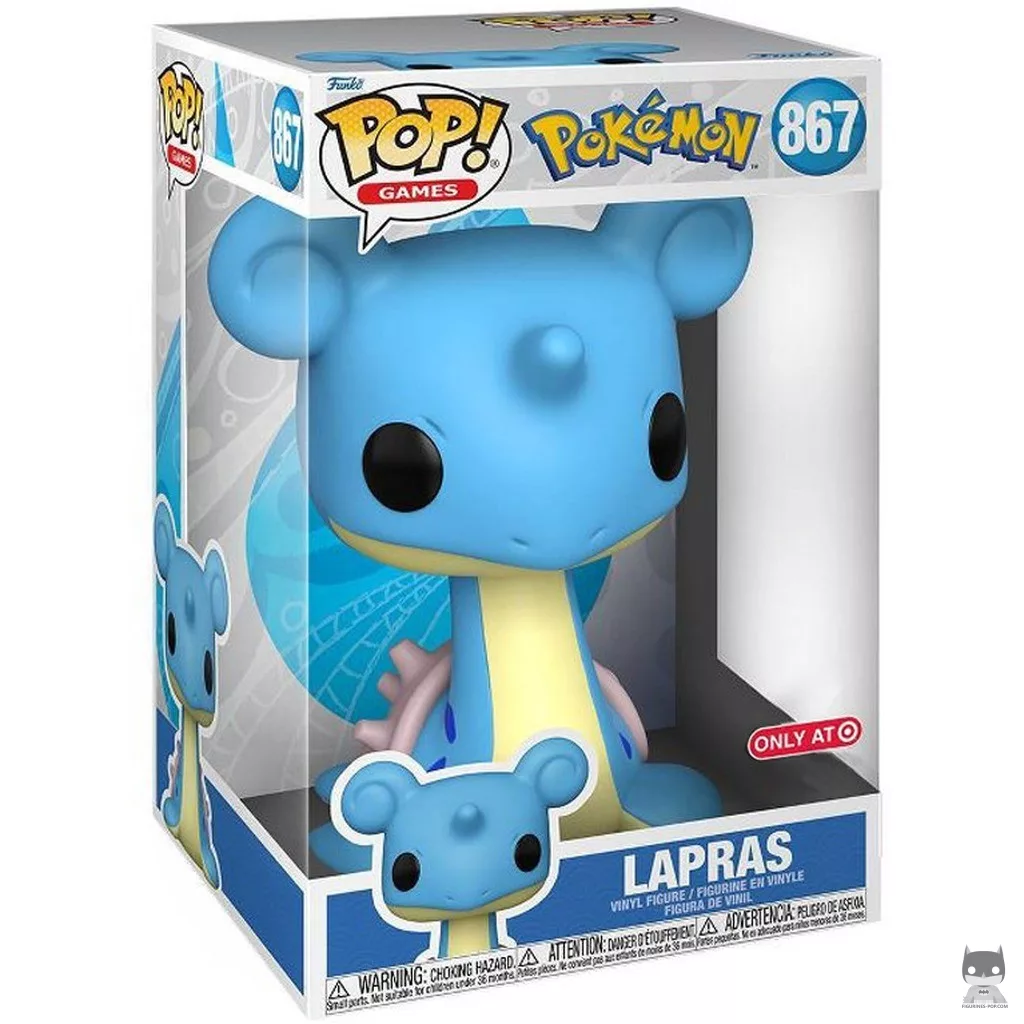 Lapras (Supersized) Funko Pop! figure in its box