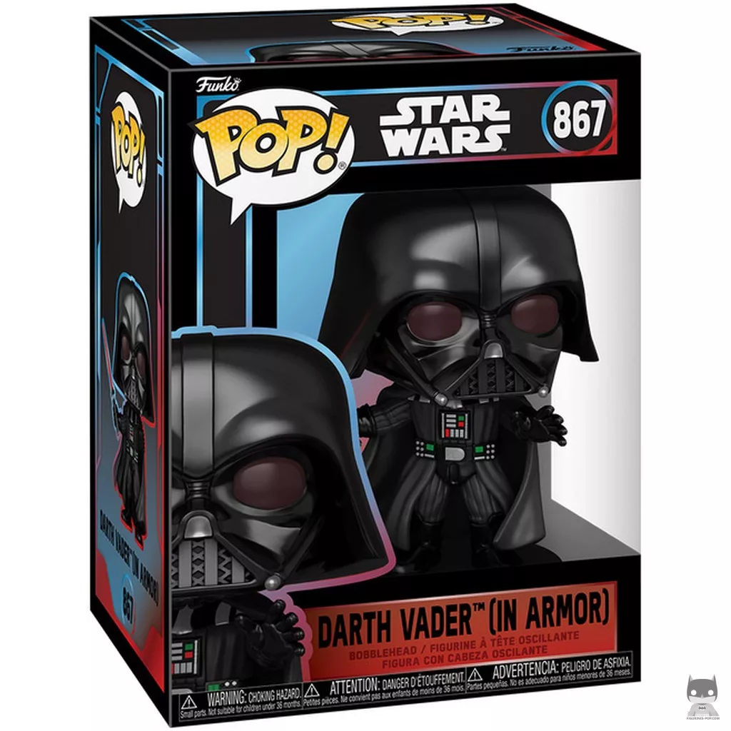 Darth Vader (in armor) Funko Pop! figure in its box