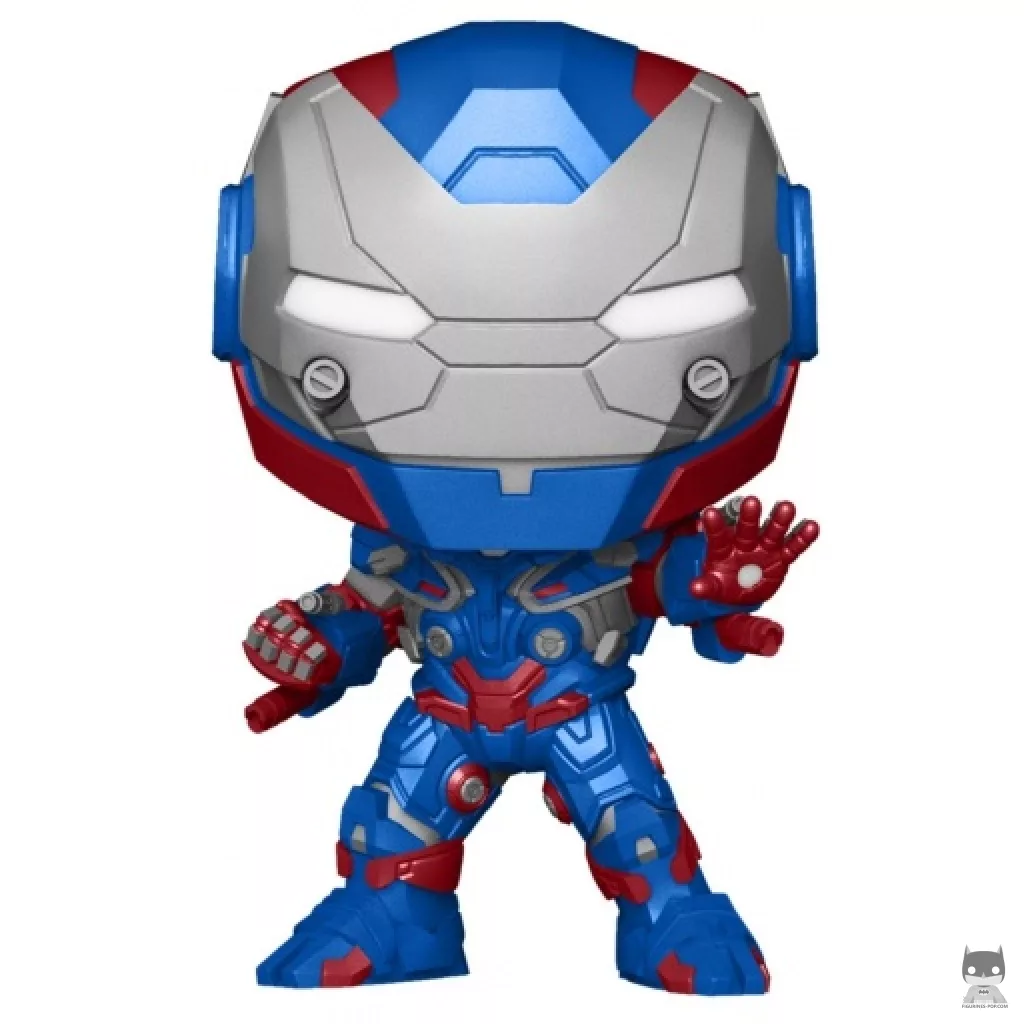 Iron Patriot (Metallic) Funko Pop! figure (Marvel Comics)