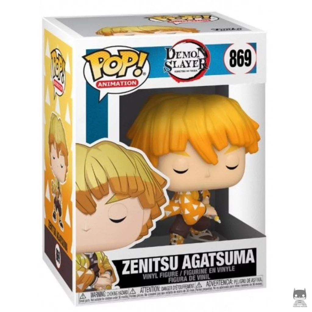 Zenitsu Agatsuma Funko Pop! figure in its box