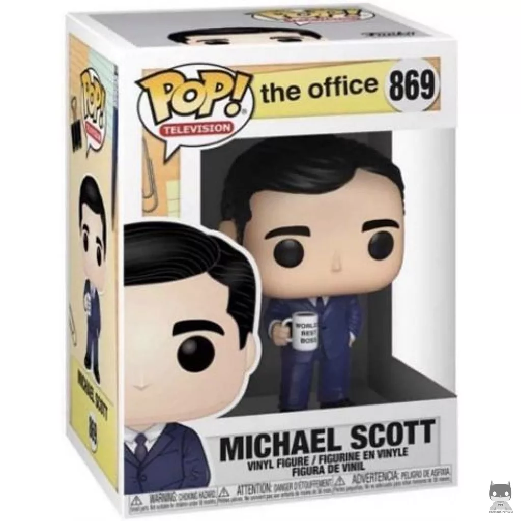 Michael Scott Funko Pop! figure in its box