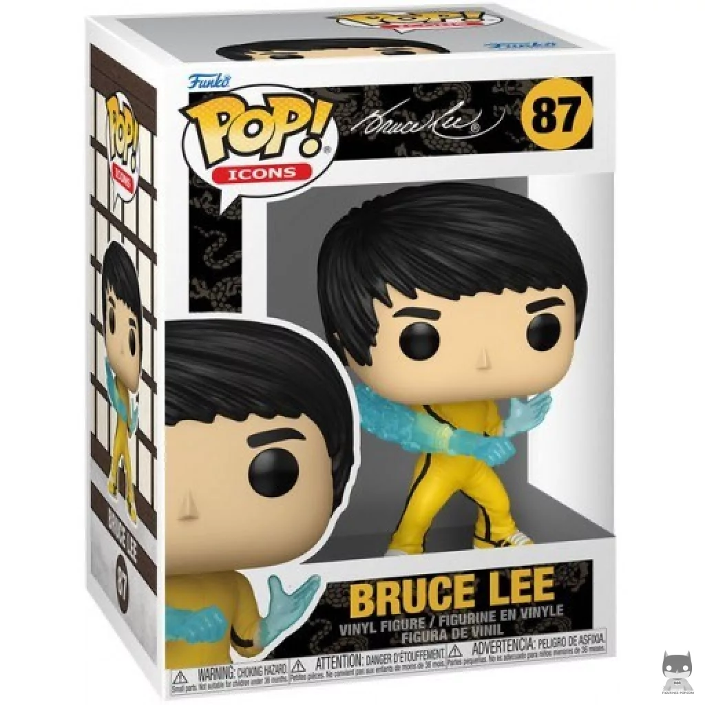 Bruce Lee Funko Pop! figure in its box