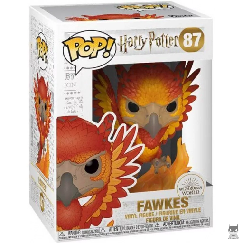 Fawkes Funko Pop! figure in its box