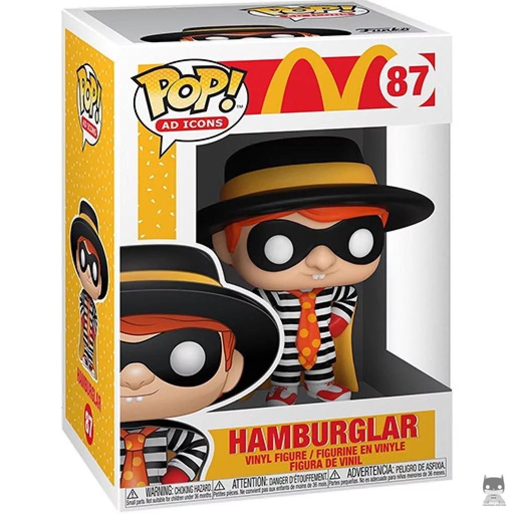 Hamburglar Funko Pop! figure in its box