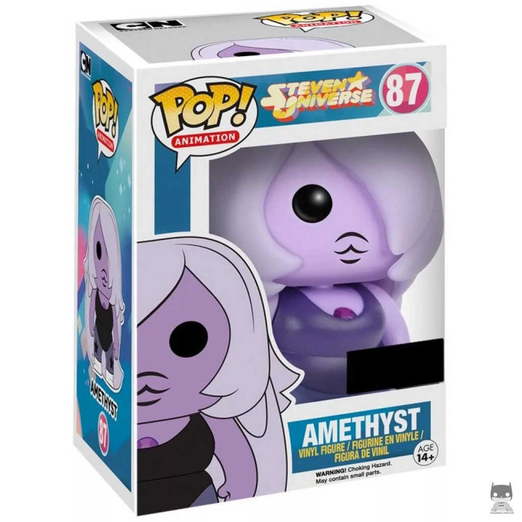 Amethyst Funko Pop! figure in its box