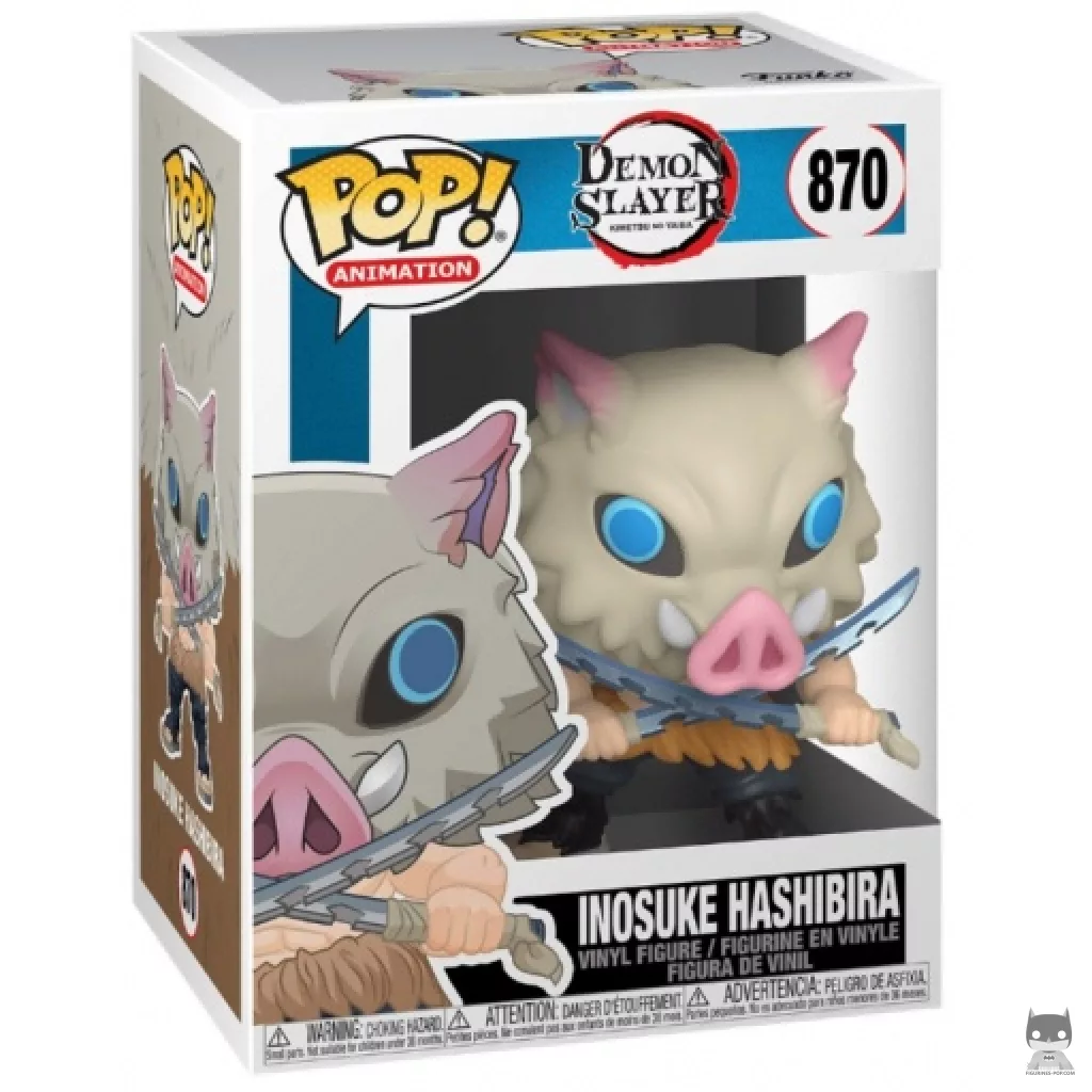 Inosuke Hashibira Funko Pop! figure in its box