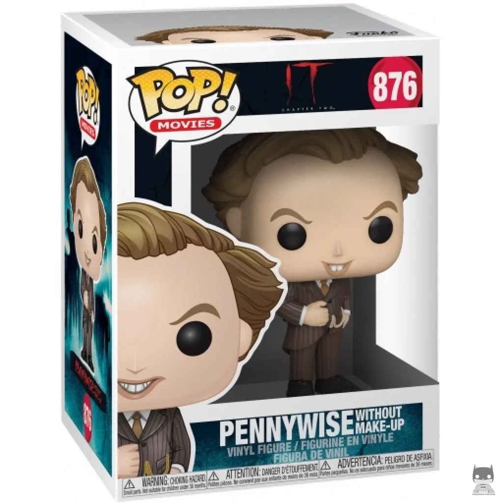 Pennywise without make-up Funko Pop! figure in its box