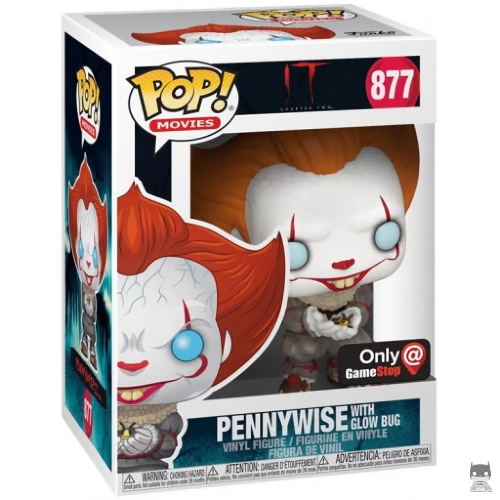 Pennywise with glow bug Funko Pop! figure in its box