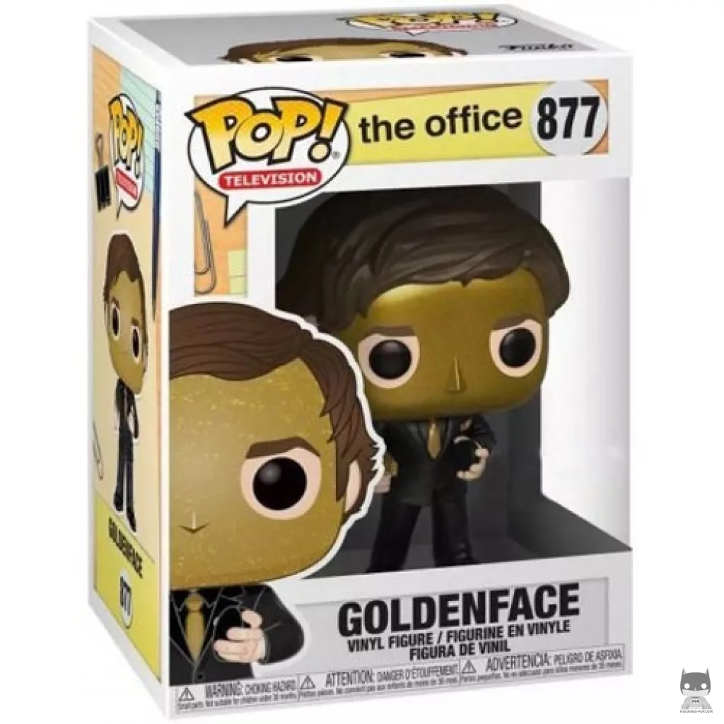 Goldenface Funko Pop! figure in its box