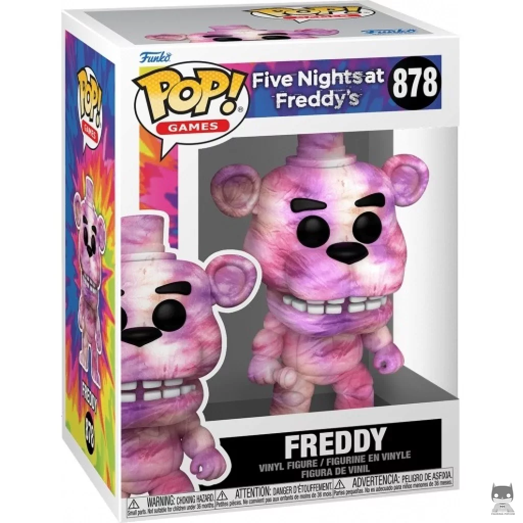 Freddy (Tie & Dye) Funko Pop! figure in its box
