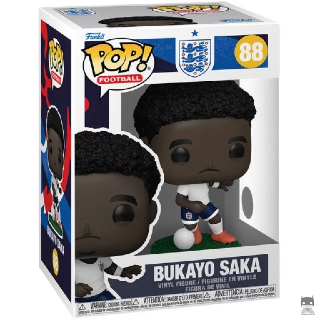 Bukayo Saka (England) Funko Pop! figure in its box