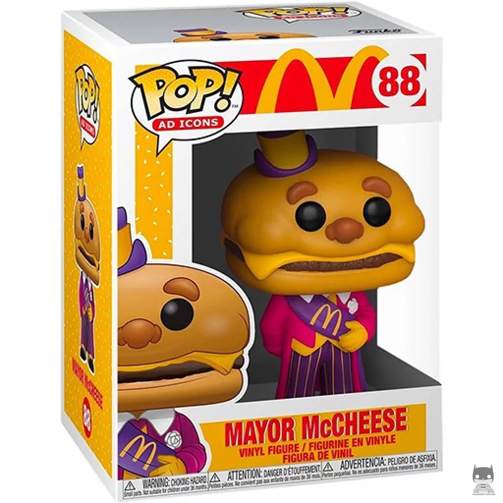 Mayor McCheese Funko Pop! figure in its box
