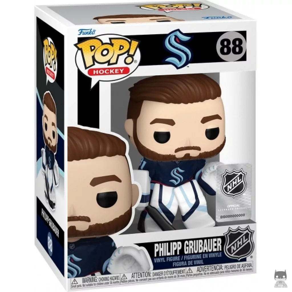 Philipp Grubauer Funko Pop! figure in its box