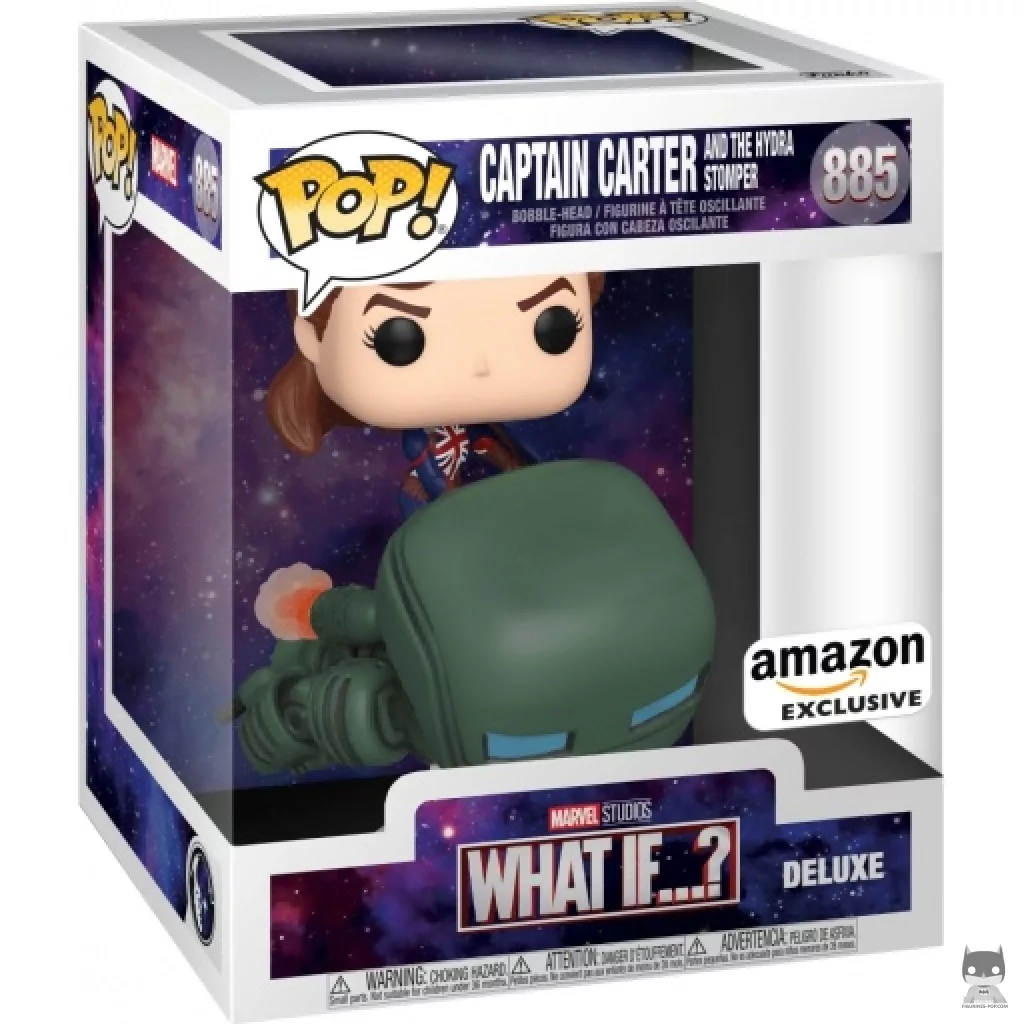 Captain Carter and the Hydra Stomper Funko Pop! figure in its box