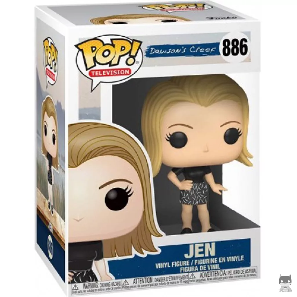 Jen Funko Pop! figure in its box