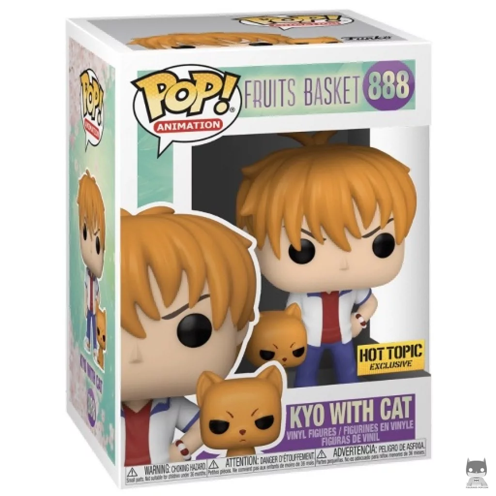 Kyo with Cat Funko Pop! figure in its box