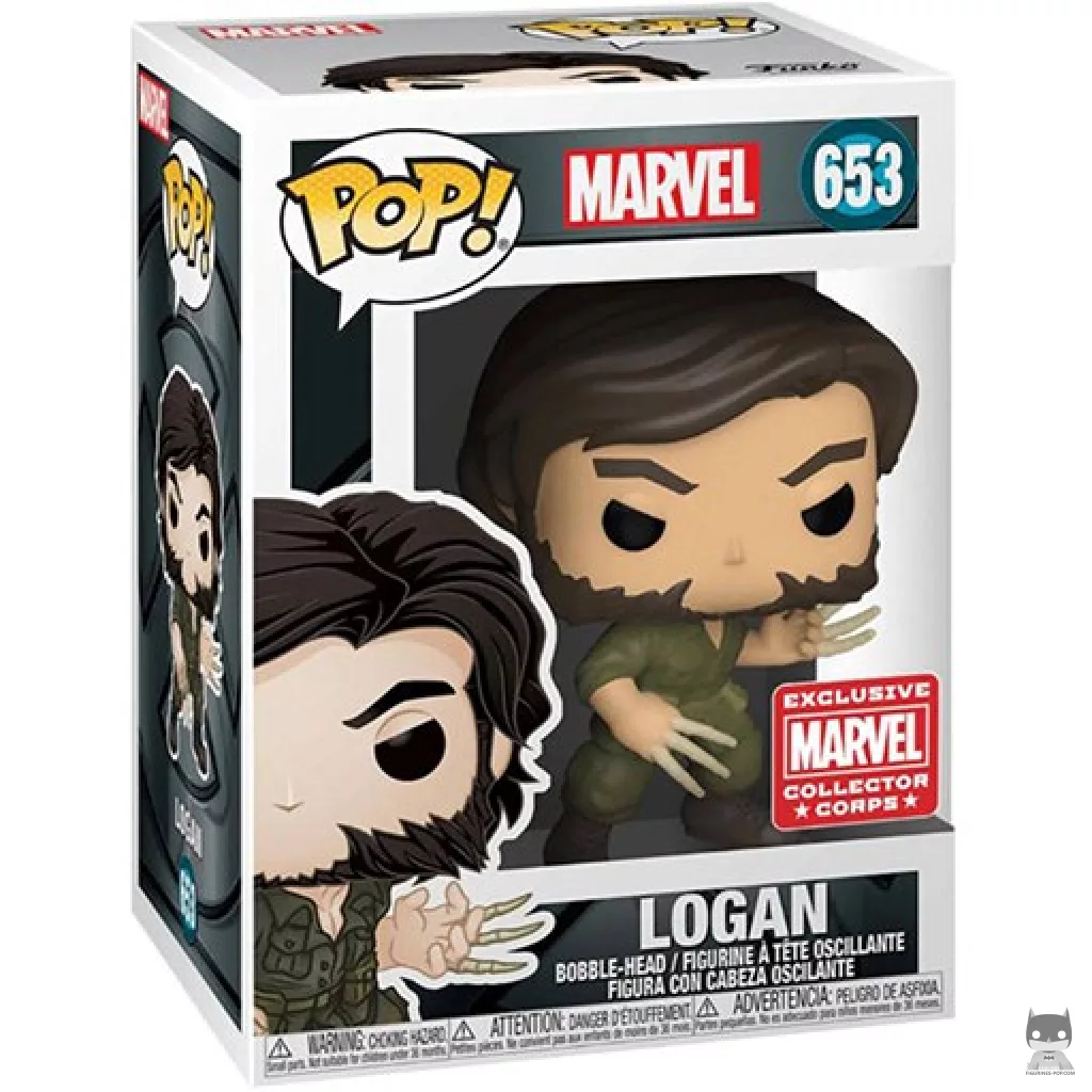 Logan Funko Pop! figure in its box