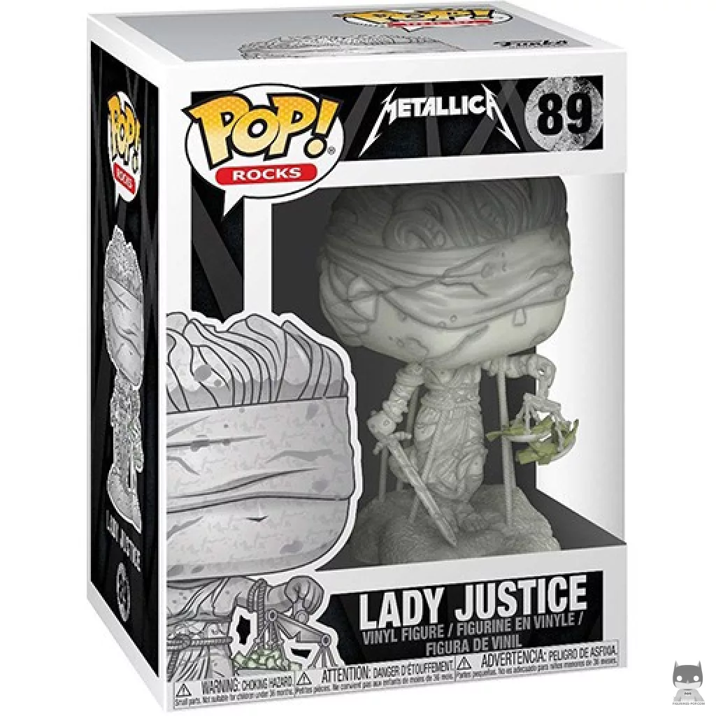 Lady Justice Funko Pop! figure in its box