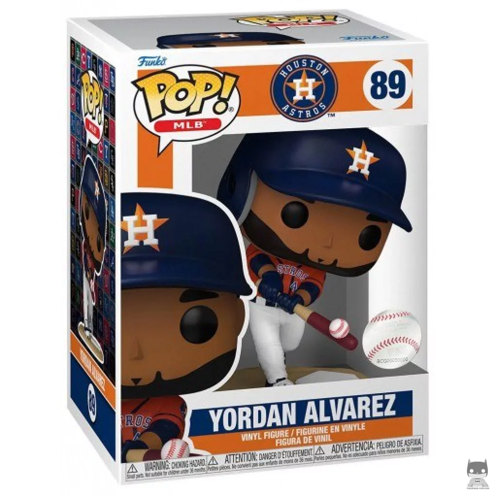 Yordan Alvarez Funko Pop! figure in its box
