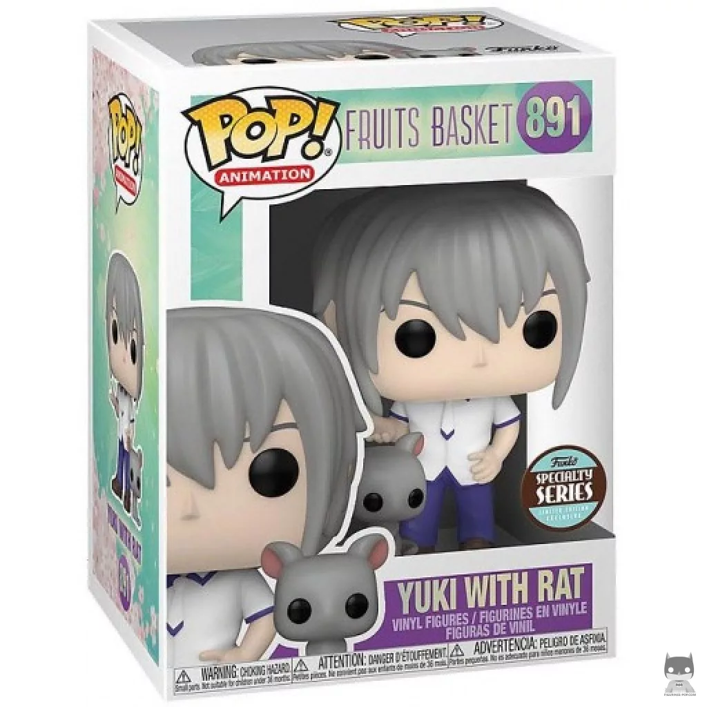 Yuki with Rat Funko Pop! figure in its box