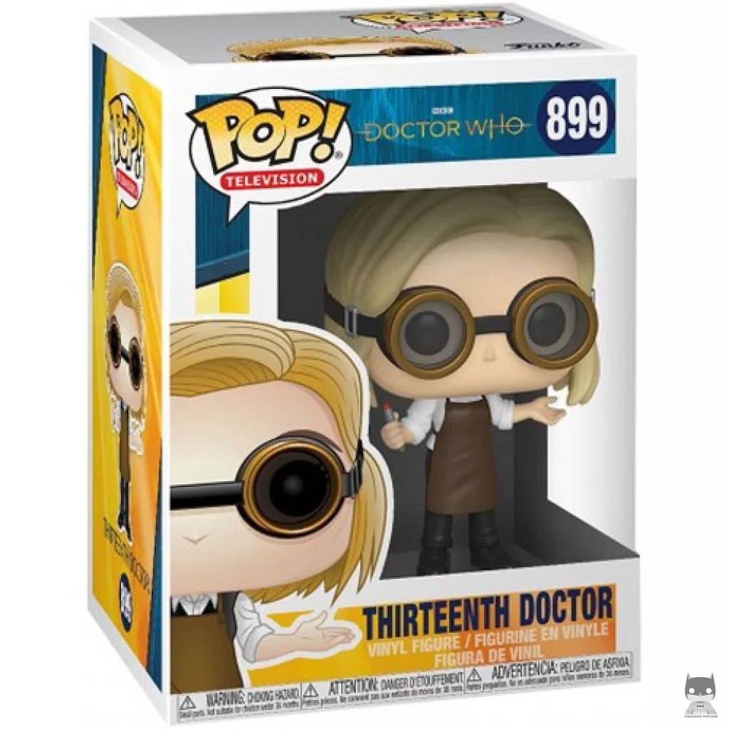 13th Doctor Funko Pop! figure in its box