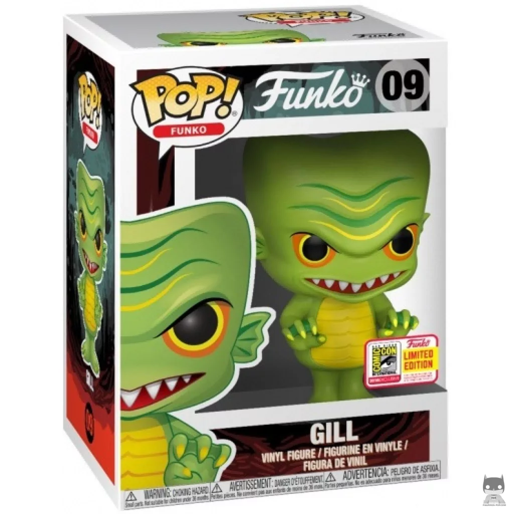 Gill (Green) Funko Pop! figure in its box