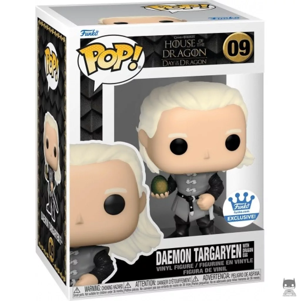 Daemon Targaryen Funko Pop! figure in its box