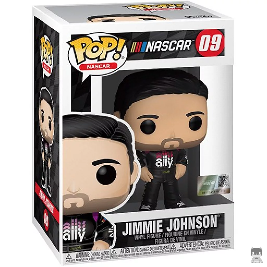 Jimmie Johnson Funko Pop! figure in its box