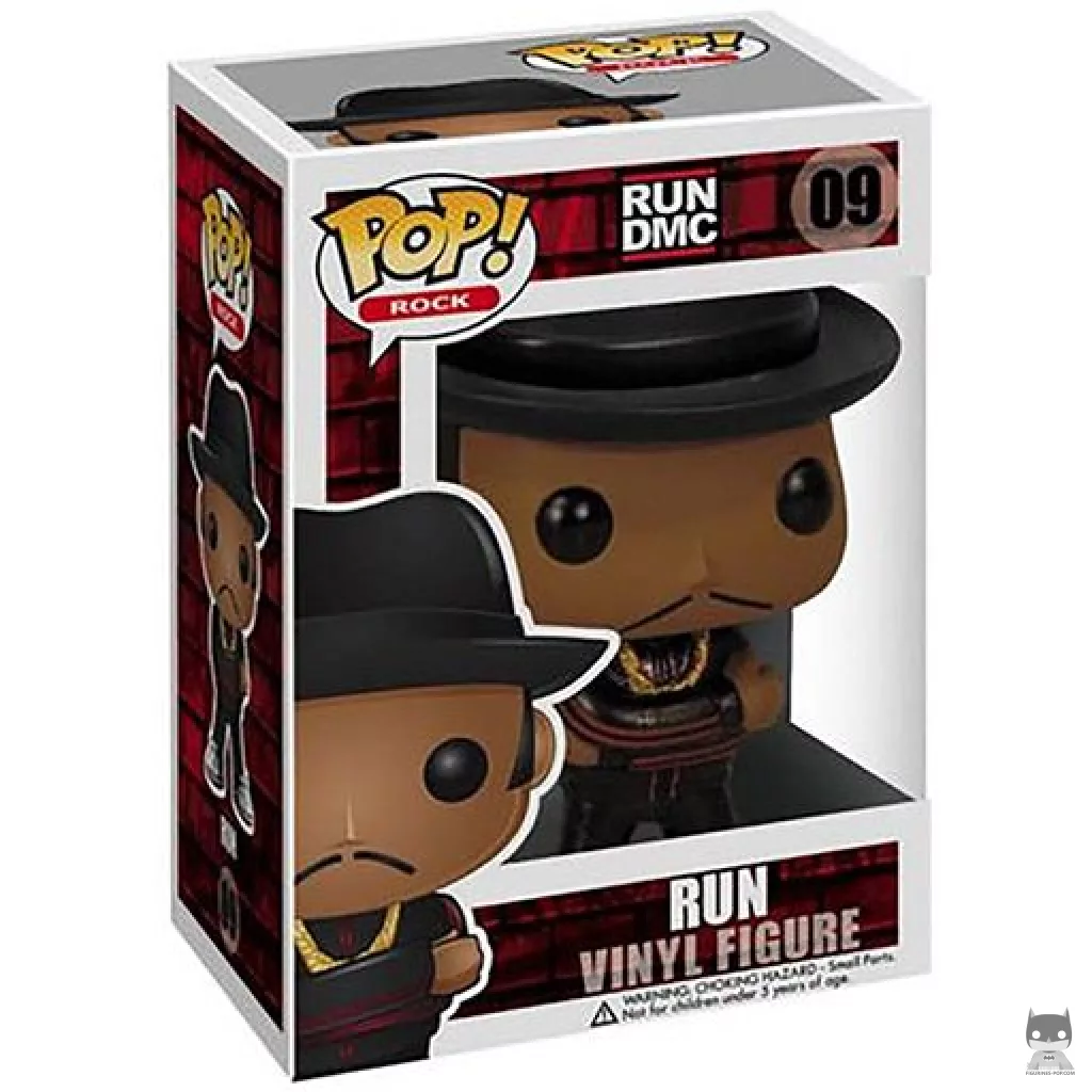 Run Funko Pop! figure in its box