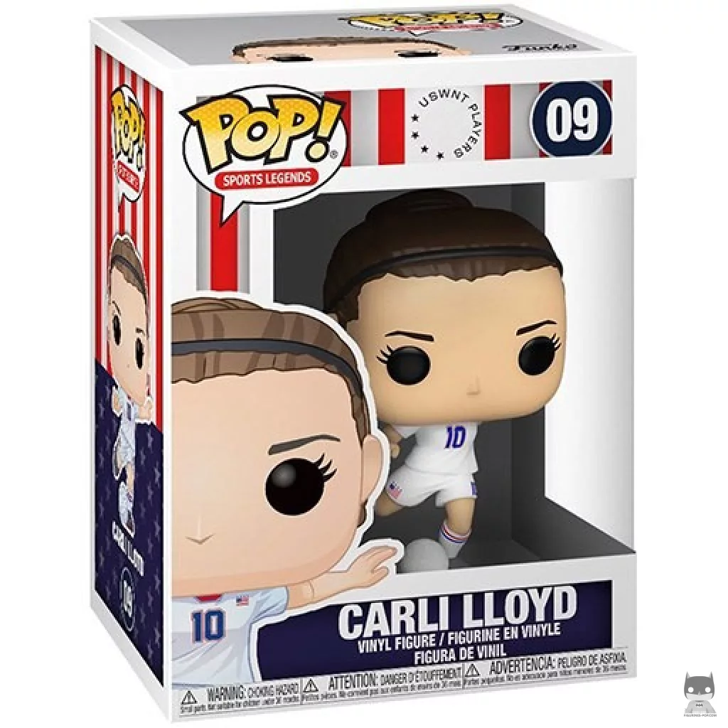 Carli Lloyd Funko Pop! figure in its box