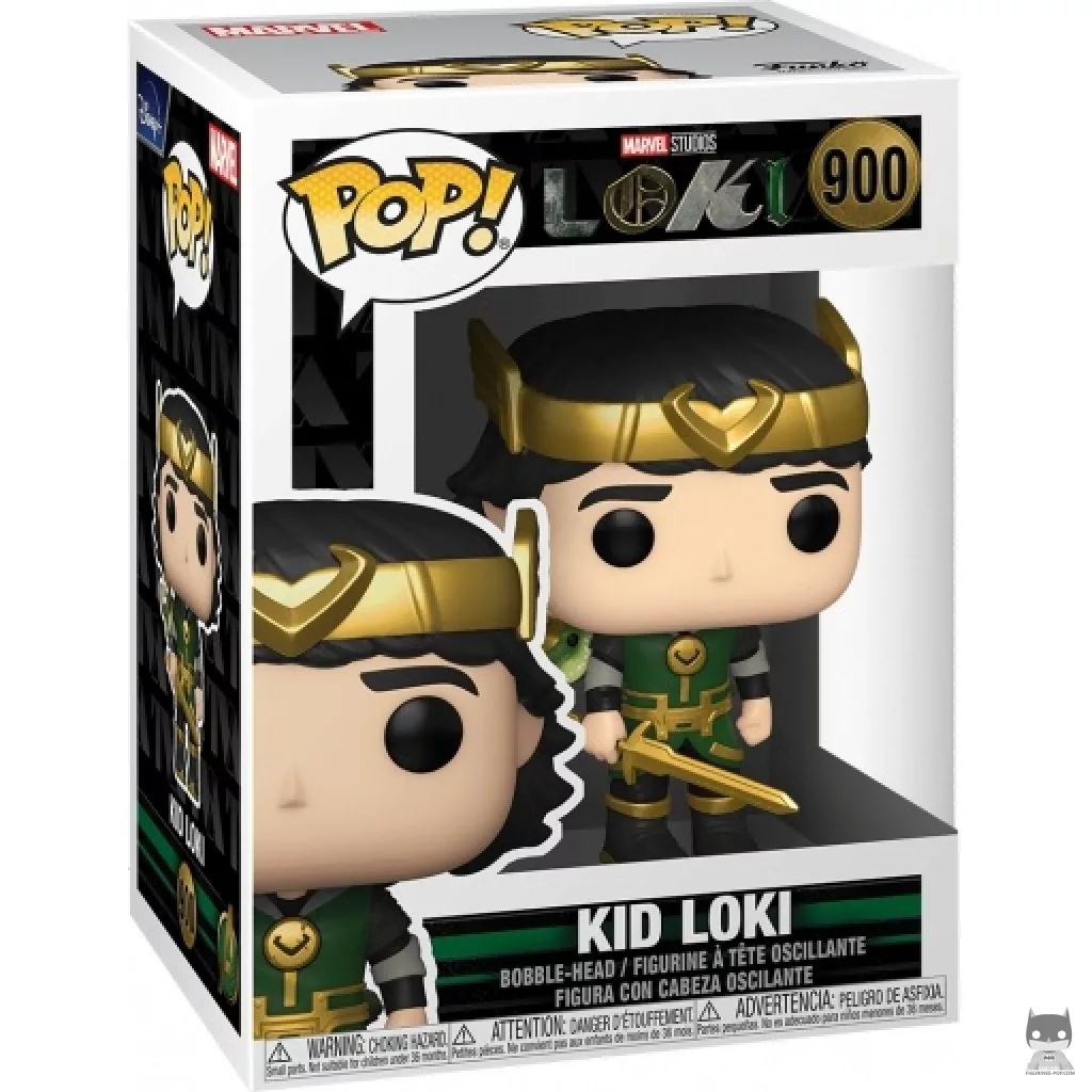 Kid Loki Funko Pop! figure in its box