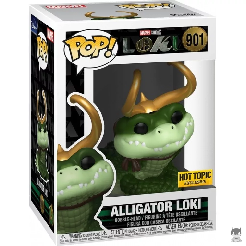 Alligator Loki Funko Pop! figure in its box