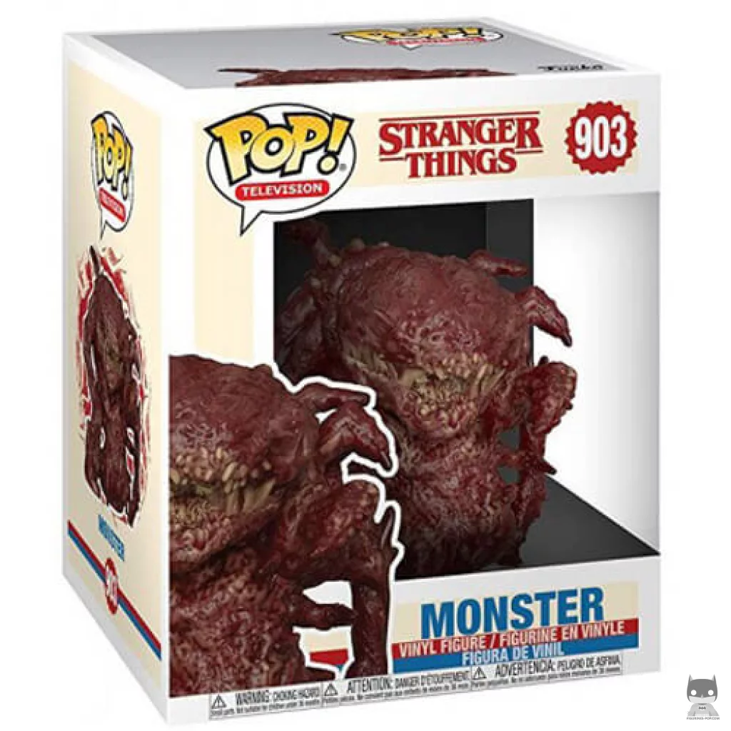 Monster (Supersized) Funko Pop! figure in its box
