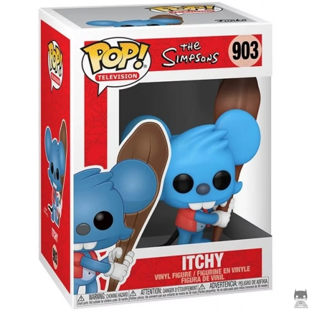 Itchy Funko Pop! figure in its box