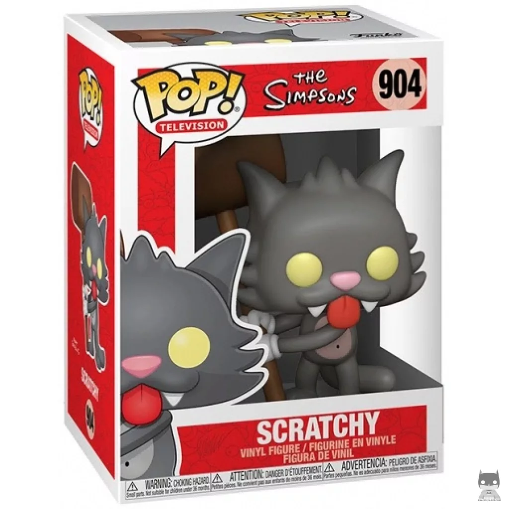 Scratchy Funko Pop! figure in its box