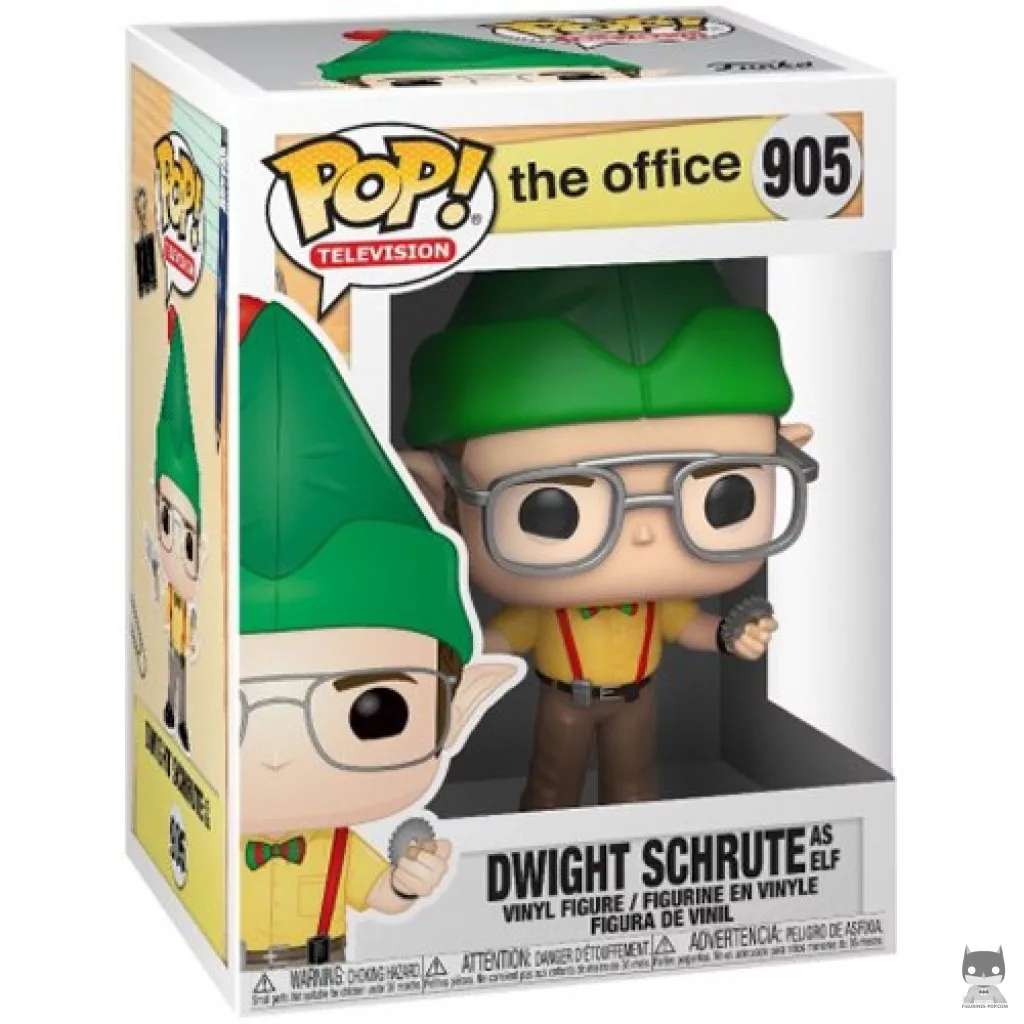 Dwight Schrute as Elf Funko Pop! figure in its box